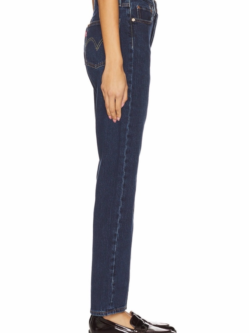 Levi’s 501 Straight Leg Jean in Dark Blue - Picture 2 of 6